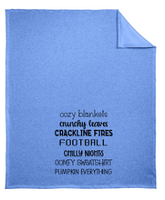Load image into Gallery viewer, Fall Sweatshirt Blanket – Cozy Autumn Vibes
