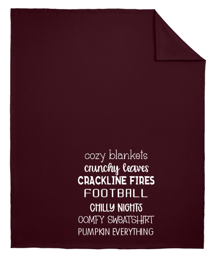 Fall Sweatshirt Blanket – Cozy Autumn Vibes