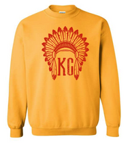 Load image into Gallery viewer, KC distressed headdress
