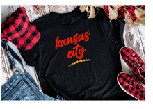 Load image into Gallery viewer, Kansas City with football laces
