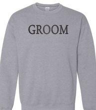 Load image into Gallery viewer, BRIDE Embroidered Sweatshirt with Ring Detail – Gildan Crewneck
