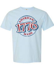 Load image into Gallery viewer, American Made 1776 Shirt | Comfort Colors Tee or District Ladies Tank | Patriotic USA Apparel
