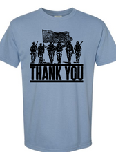 Load image into Gallery viewer, thank you military  comfort colors
