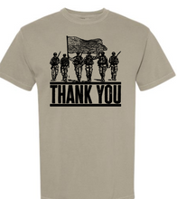 Load image into Gallery viewer, thank you military  comfort colors

