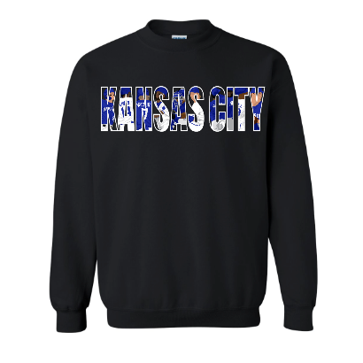 Kansas City Baseball Players crewneck and tees