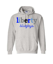 Load image into Gallery viewer, liberty bluejays multi color embroidery YOUTH
