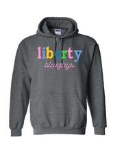 Load image into Gallery viewer, liberty bluejays multi color embroidery YOUTH
