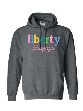 liberty bluejays multi color embroidery YOUTH