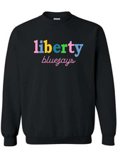 Load image into Gallery viewer, liberty bluejays multi color embroidery YOUTH
