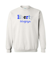 Load image into Gallery viewer, liberty bluejays multi color embroidery YOUTH
