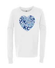 Load image into Gallery viewer, Heart KC - baseball version
