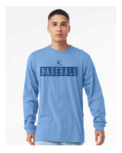 Load image into Gallery viewer, KC BASEBALL BAR DISTRESSED adult sizes
