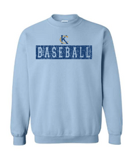 Load image into Gallery viewer, KC BASEBALL BAR DISTRESSED adult sizes
