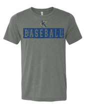 Load image into Gallery viewer, KC BASEBALL BAR DISTRESSED adult sizes
