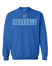 Load image into Gallery viewer, KC BASEBALL BAR DISTRESSED adult sizes
