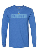 Load image into Gallery viewer, KC BASEBALL BAR DISTRESSED adult sizes
