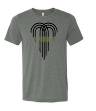 Load image into Gallery viewer, KC fountain with blue/green line tee
