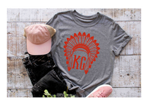 Load image into Gallery viewer, KC distressed headdress
