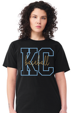 Load image into Gallery viewer, KC (baseball simple script) oversized logo short sleeve 26
