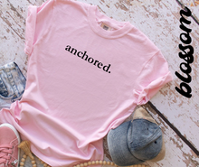 Load image into Gallery viewer, anchored. - Adult short sleeve shirt
