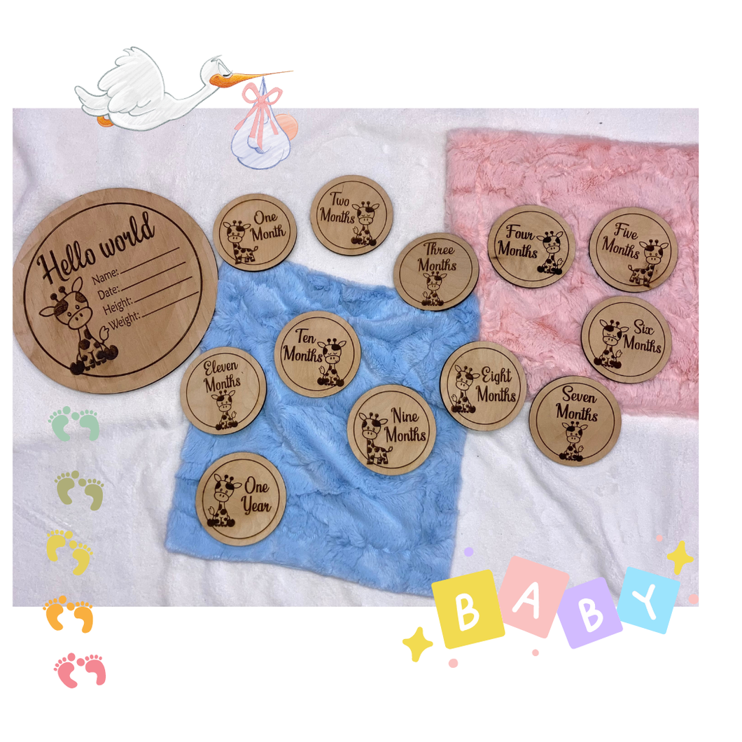 Baby Month Counter with Hello World