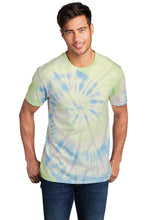 Load image into Gallery viewer, Watercolor spiral Tie Dye tee with 816 Kansas City
